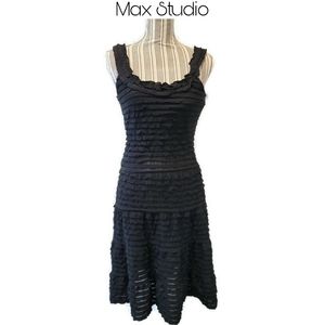 Max Studio Ruffle Pleat Dress